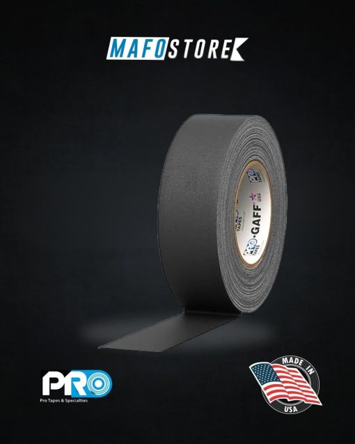 Pro Gaff Tela Negro 2" x 50 mts.