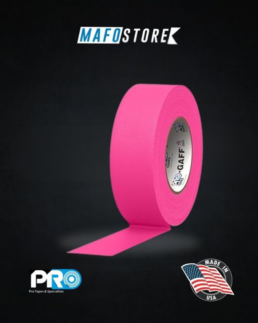 Pro Gaff Tela Rosado Flúor 2" x 45 mts.