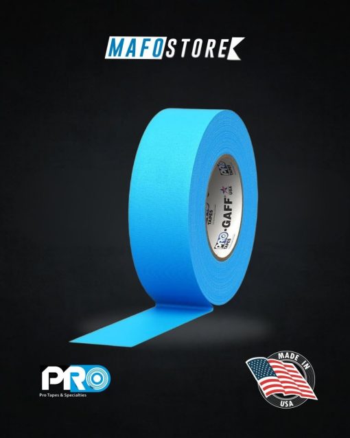 Pro Gaff Tela Azul Flúor 2" x 45 mts.