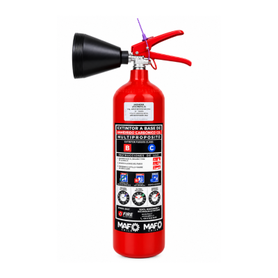 Arriendo Extintor CO2 2kg – Clase B y C