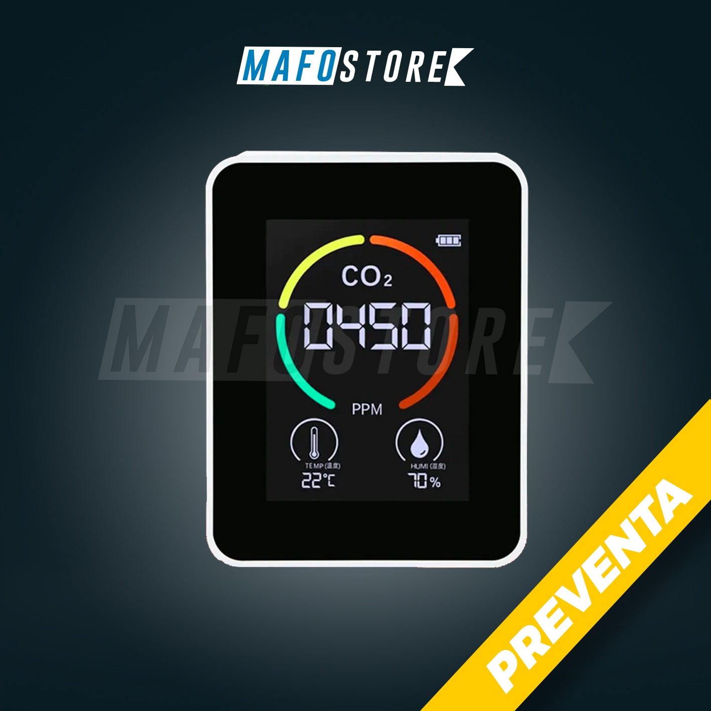 Detector CO2 portatil “PREVENTA” - MafoStore