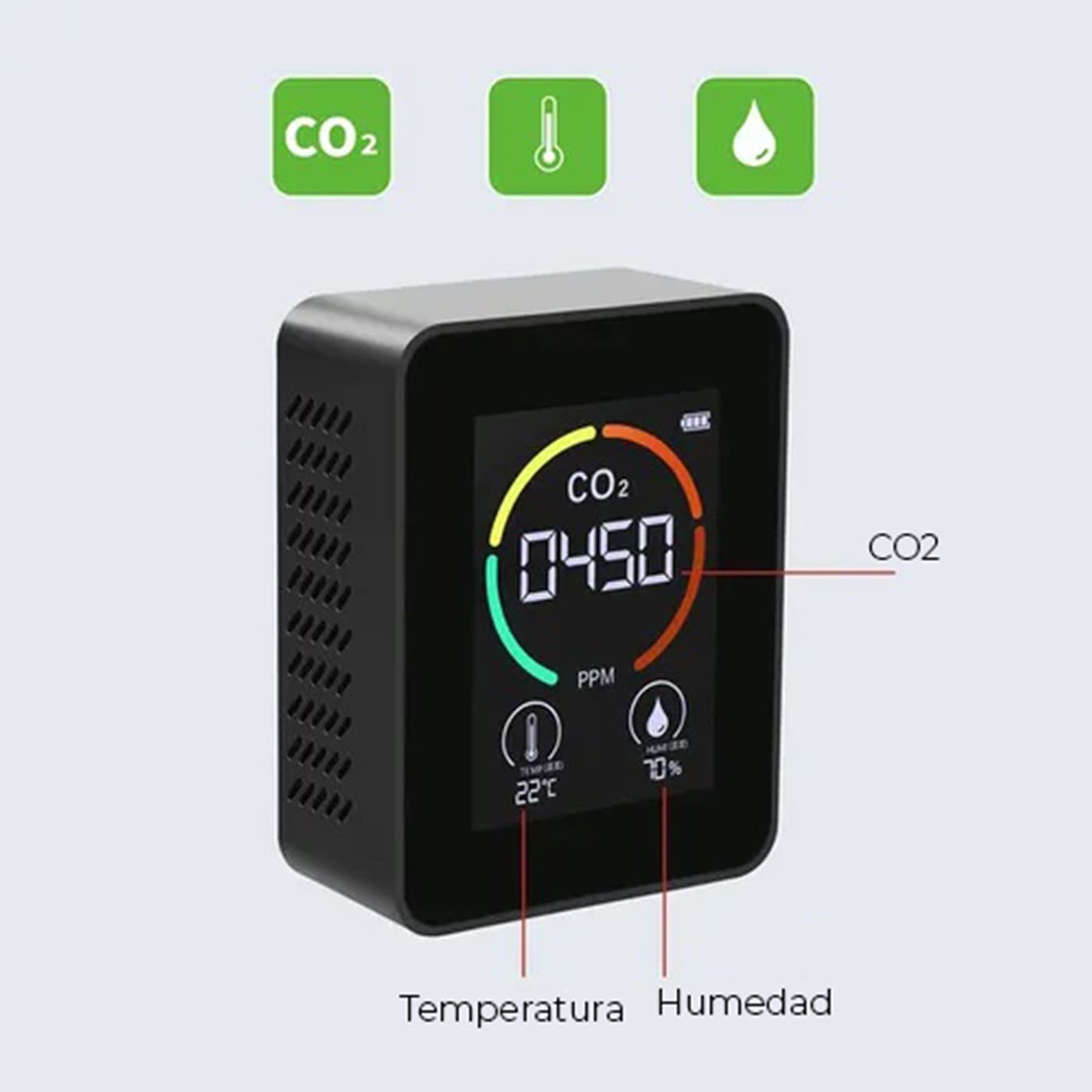 Detector CO2 portatil “PREVENTA” - MafoStore