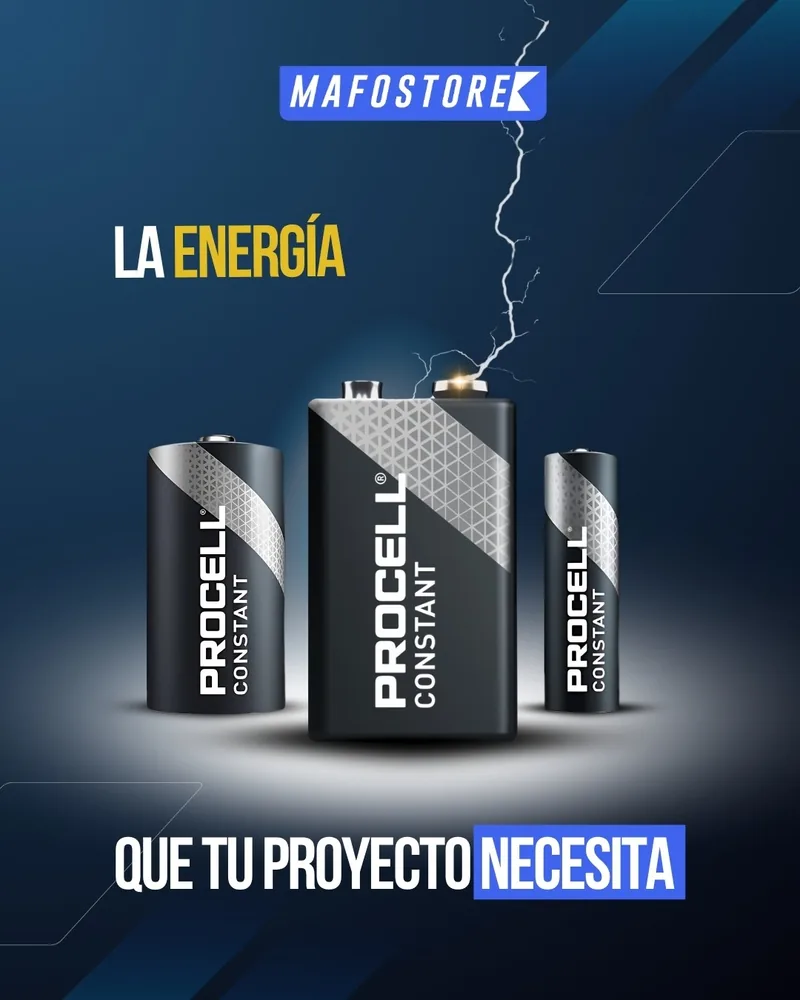 Pilas Procell Constant, la energía que tu proyecto necesita - Mafostore