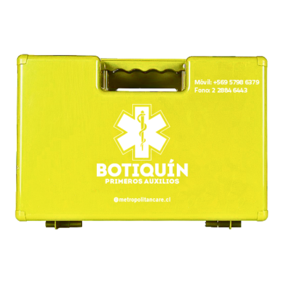 Botiquin Primeros Auxilios 122 insumos