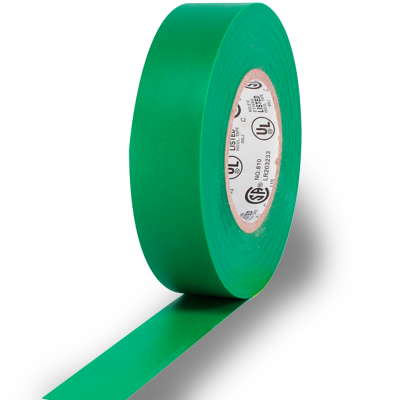 Cinta aislante electrico Verde