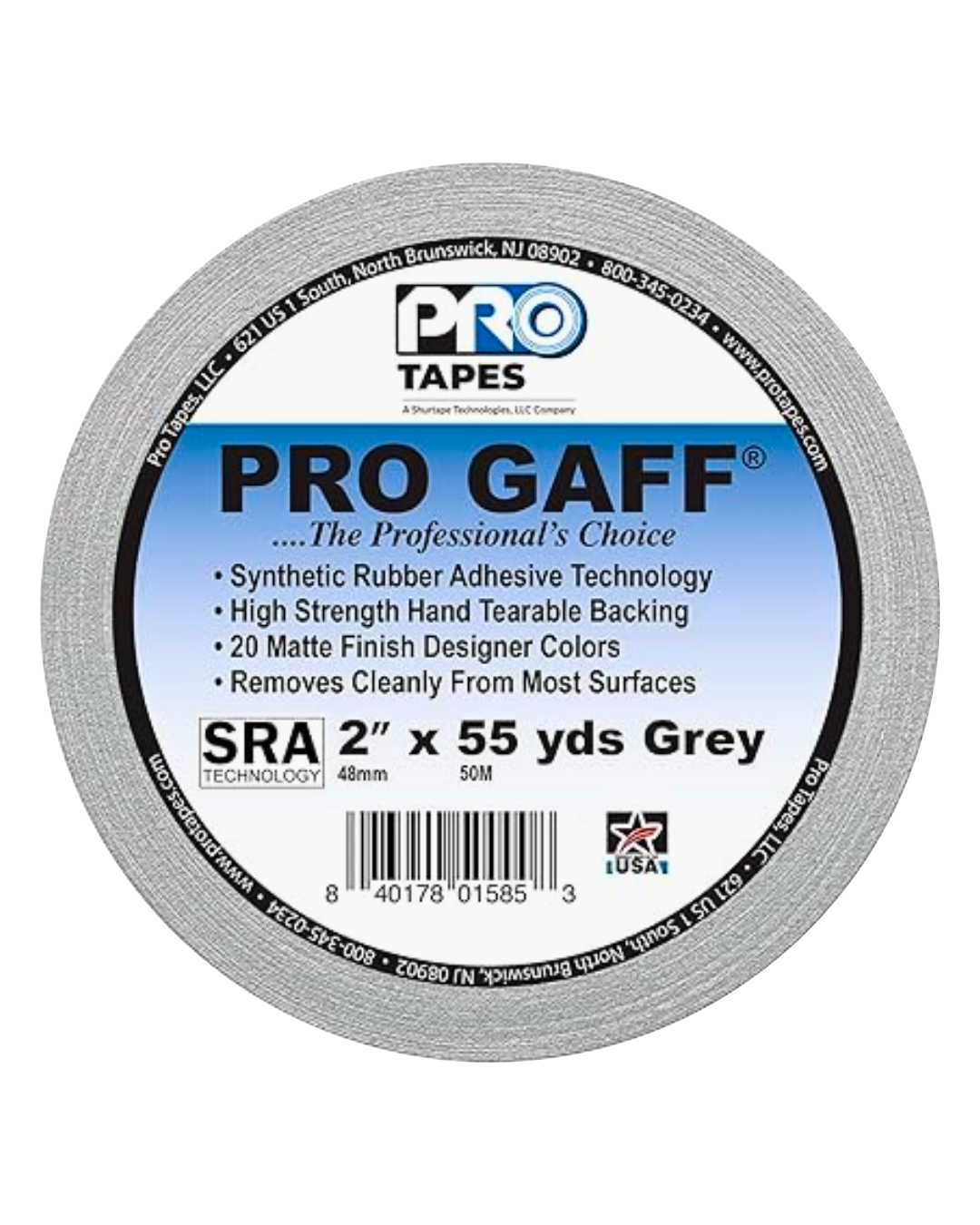 Gaffer Tela Gris 2¨